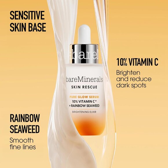 bareMinerals Skin Rescue Pure Glow Serum – 10% Vitamin C + Rainbow Seaweed - Picture 8 of 10